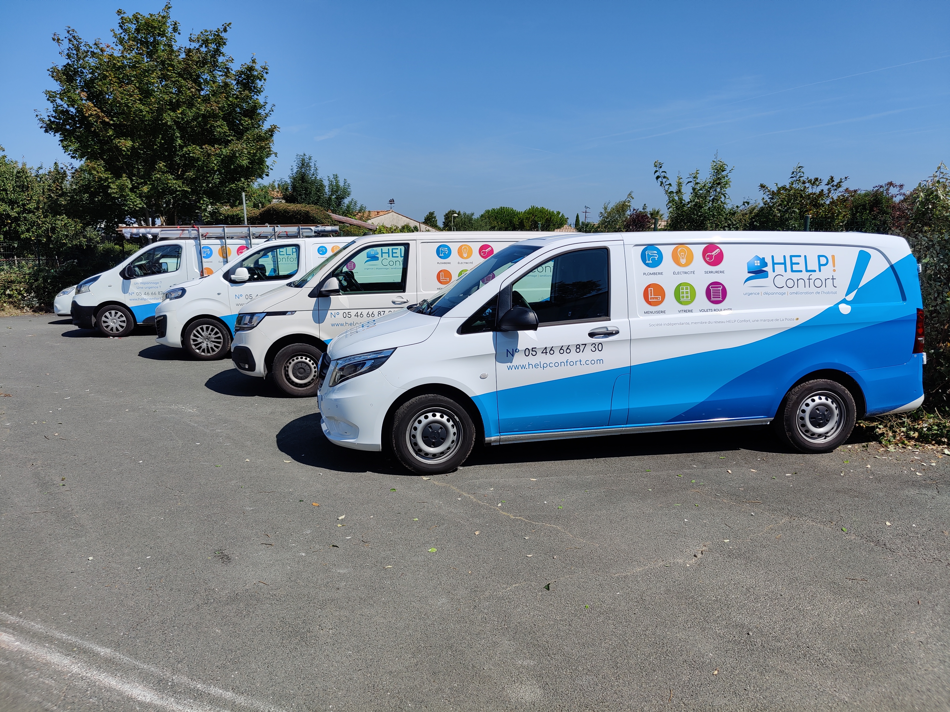 Notre flotte d'intervention.